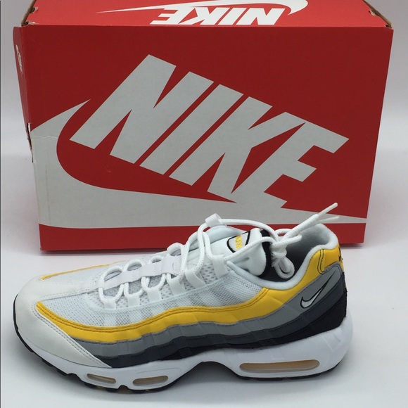 Nike Air Max 95 Shoes Amarillo White Grey Yellow - Picture 2 of 8